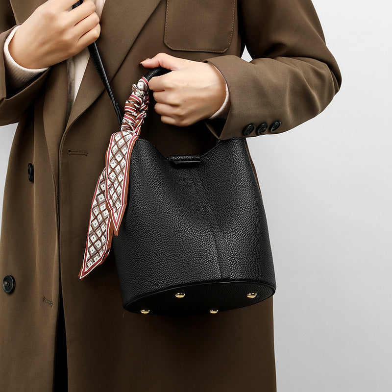 Crossbody Bucket Shoulder Bag