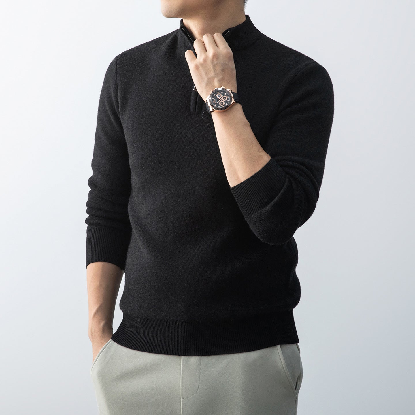 Fleece-Lined Quarter Zip