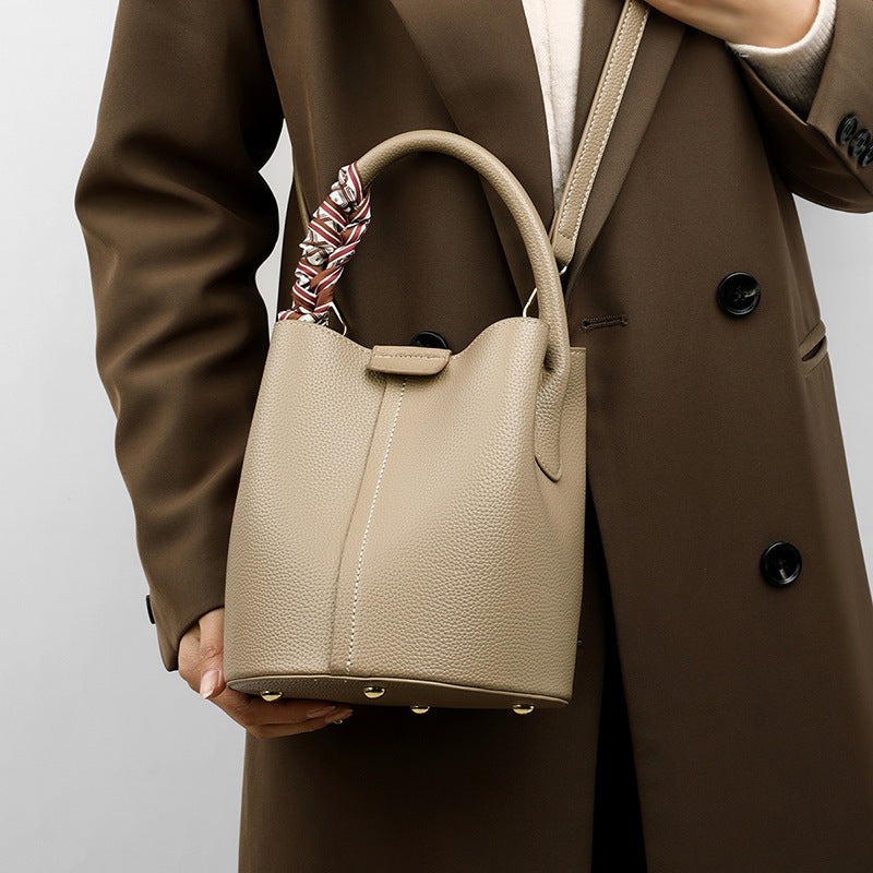 Crossbody Bucket Shoulder Bag