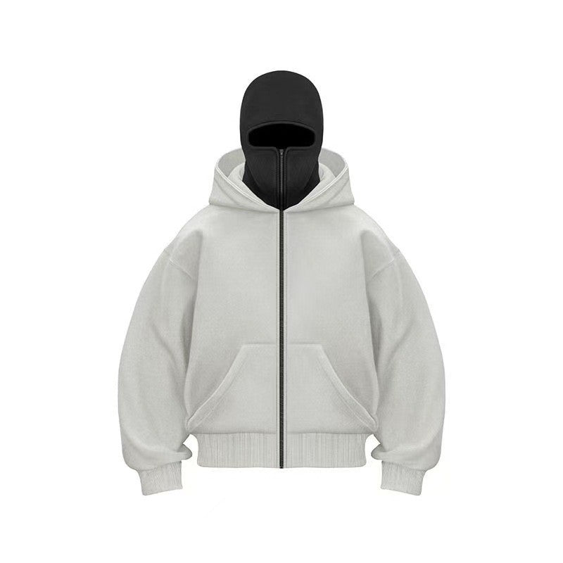 Balaclava Fleece-Lined Hoodie
