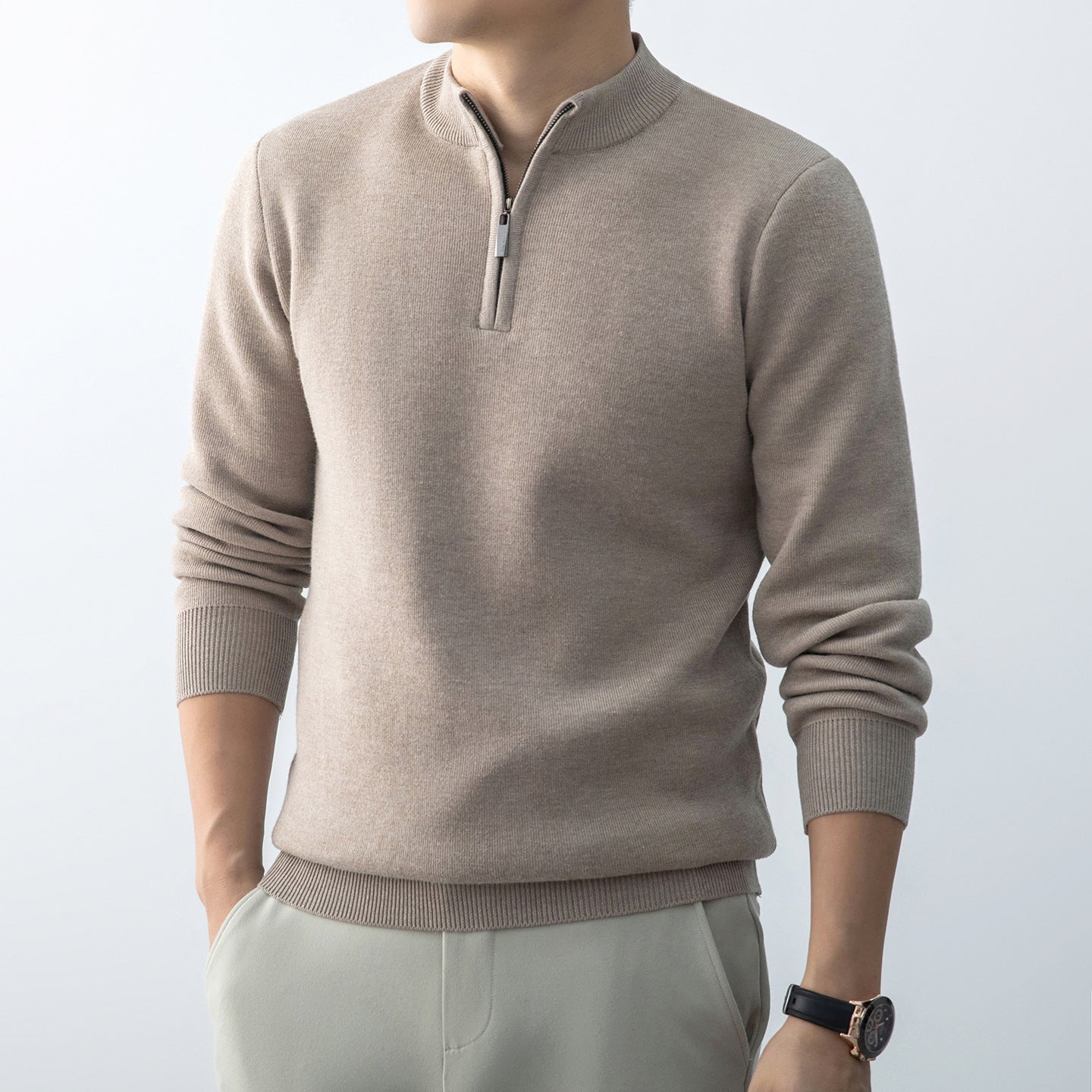 Fleece-Lined Quarter Zip