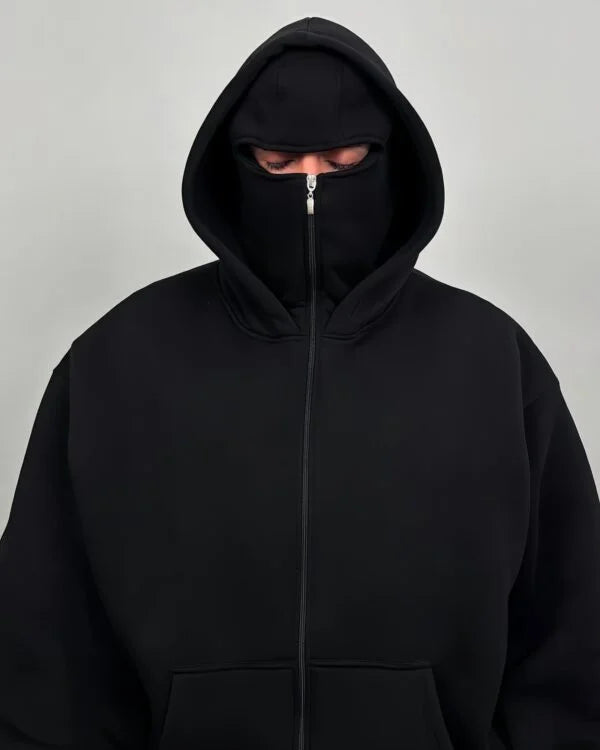 Balaclava Fleece-Lined Hoodie